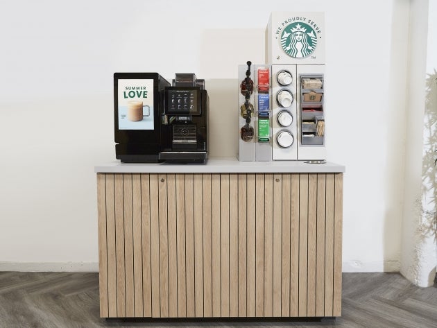 Starbucks self outlet serve machine